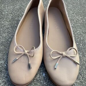 AEROSOLES Women's Cipria Leather Ballet Flats